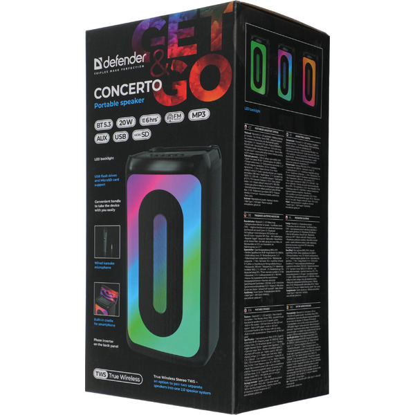 Беспроводная колонка Defender Concerto 65084