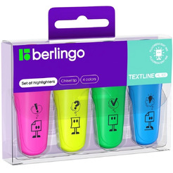 Набор текстовыделителей Berlingo "Textline HL100" T1020