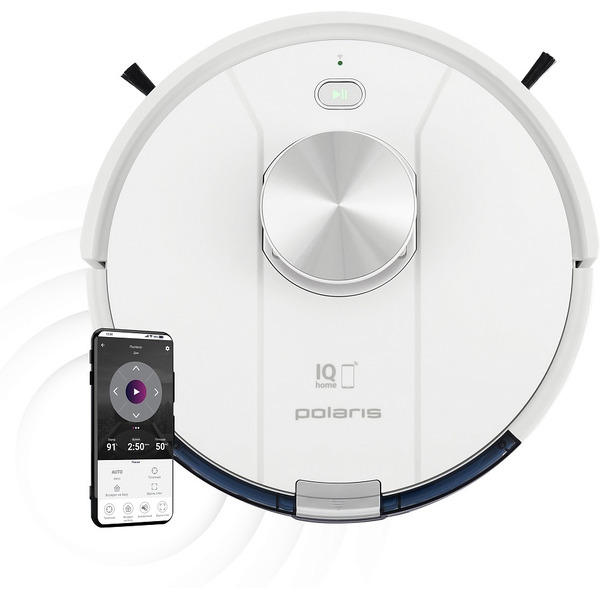 Робот-пылесос POLARIS PVCR 3900 IQ Home Panorama Aqua (белый)
