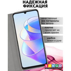 Чехол-книга BINGO Book для HONOR X8a серый