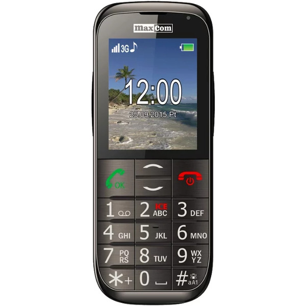 Мобильный телефон MAXCOM MM721BB 3G Black