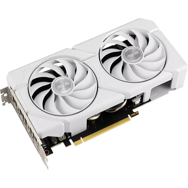 Видеокарта ASUS Dual GeForce RTX 4060 Ti Evo White OC Edition 8GB GDDR6 DUAL-RTX4060TI-O8G-EVO-WHITE