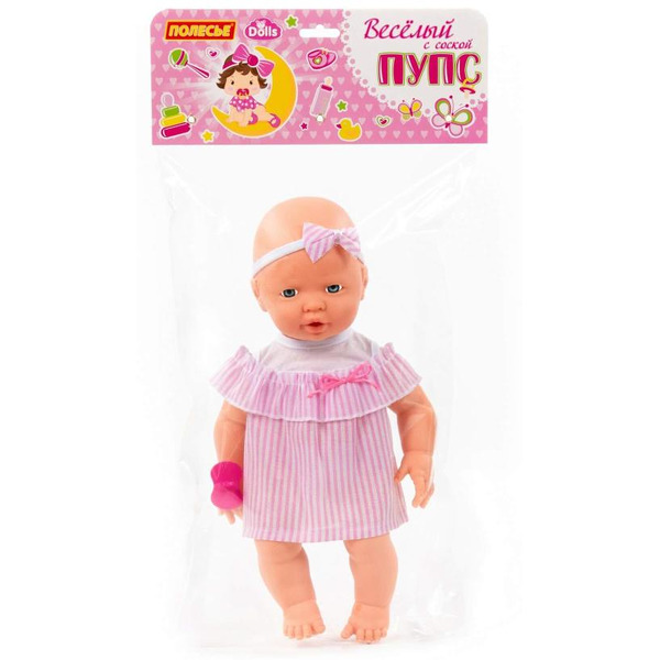 Пупс Полесье Пупс Веселый с соской 73068