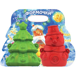 Формочка для снега  Нордпласт Елочка и Снеговик 336_NP