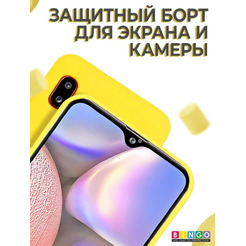 Бампер Bingo Liquid TPU для SAMSUNG Galaxy A10 Желтый