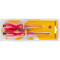 Набор отверток КВТ Слим НИО-2202 PZ-FL