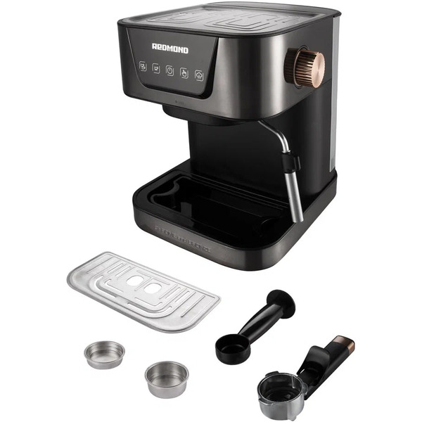 Кофеварка REDMOND RCM-CBM1514 (хром/бронза)