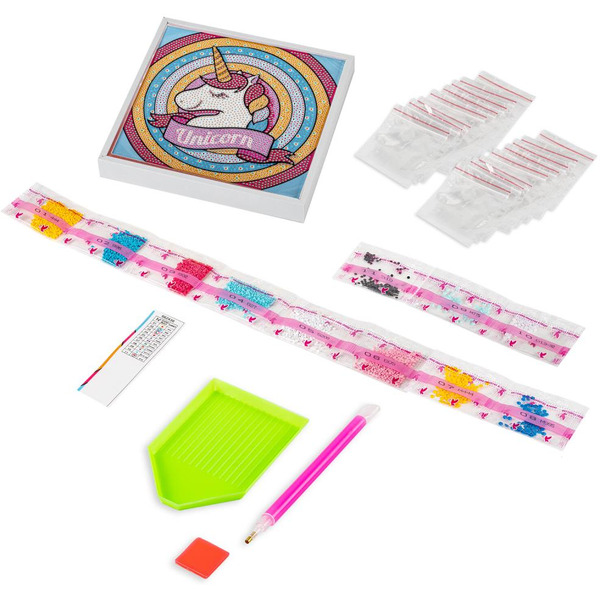 Картина стразами (алмазная мозаика) ЮНЛАНДИЯ «Единорог» 662436