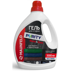 Гель для стирки MAUNFELD Purity Black&Dark MWL3000PB 3 л