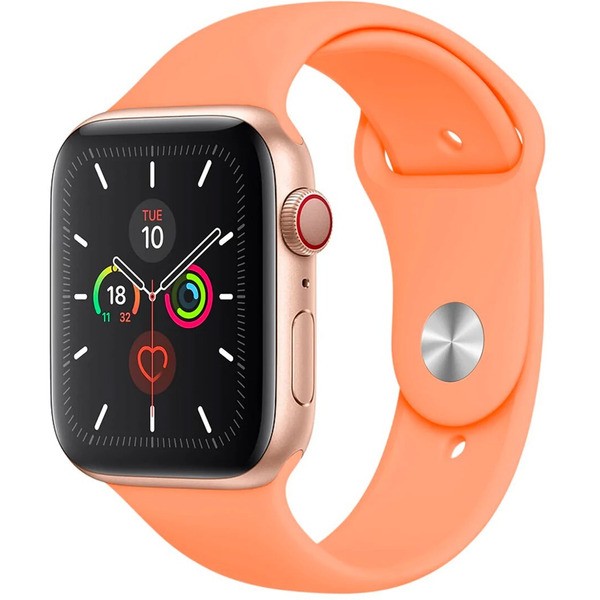 Ремешок Bingo Silicone для Apple Watch 38/40/41mm (S) персиковый