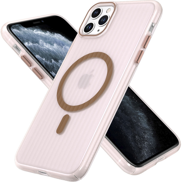 Задняя накладка CASE Translucent Strip Apple iPhone 11 Pro Max, золотой