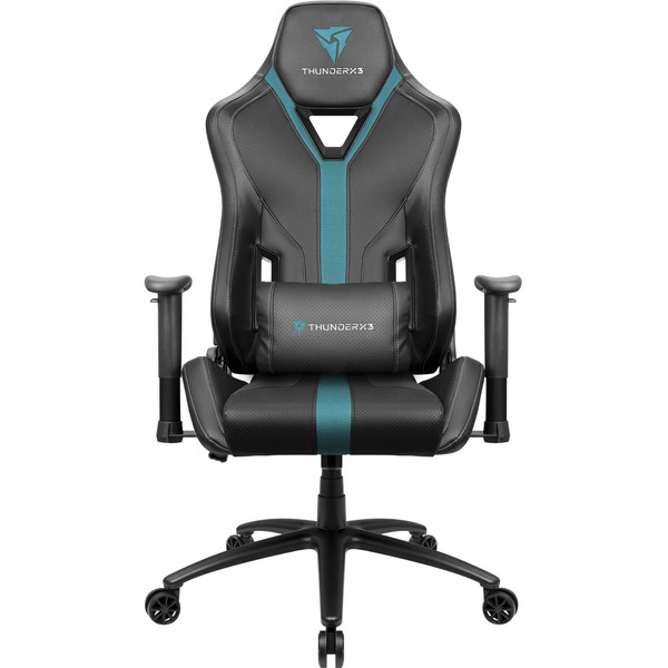 Кресло компьютерное THUNDERX3 YC3 (черный/бирюзовый)