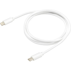 Кабель Buro USB Type-C Lightning PD18W (1 м, белый)