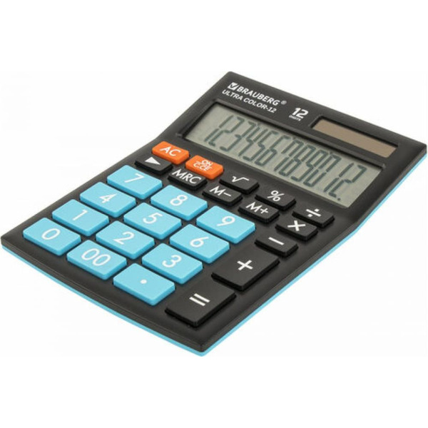 Калькулятор Brauberg Ultra Color-12-bkbu (250497)