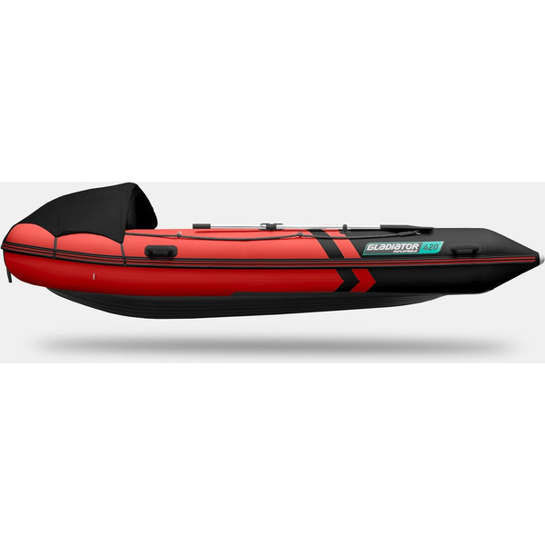 Лодка Gladiator E420PRO BSM3971 (красно-черный)