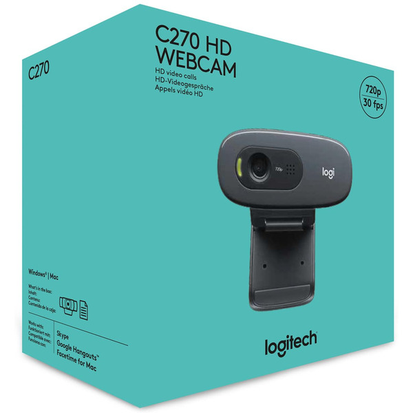 Веб-камера LOGITECH HD Webcam C270 (L960-001063)