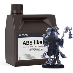 Фотополимерная смола ELEGOO ABSlike V3.0 50.103.0342 (черный дым)