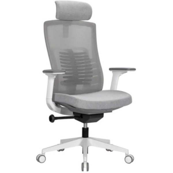 Офисное кресло SPARX FT-6 Raze White (серый)