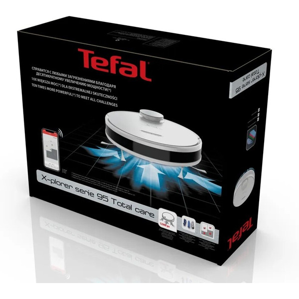Робот-пылесос Tefal X-plorer Serie 95 Total Care RG7987WH
