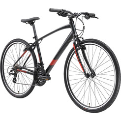 Велосипед Stark Terros 28.3 V черный матовый металлик/оранжевый,черный 16" HQ-0014211