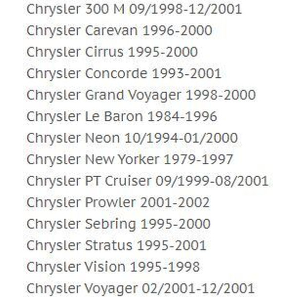 ISO-переходник Incar CH-D01 (Chrysler, Dodge, Jeep)