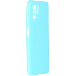 Накладка Case Matte Lux для Xiaomi Redmi Note 10 (4G) / Redmi Note 10S (голубой)