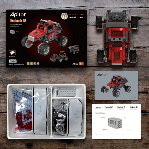 Конструктор Apitor Robot B 8 в 1