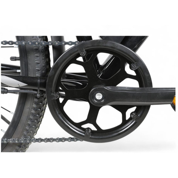 Электровелосипед SameBike SB-GT500 (чёрно-серебристый)