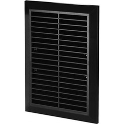 Решетка с сеткой от насекомых Awenta Classic T26aCZ 17x24 (черный)