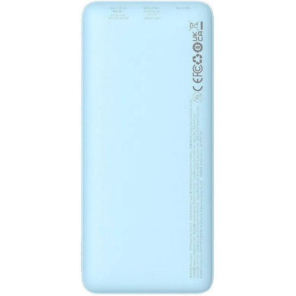 Внешний аккумулятор Baseus Airpow Fast Charge Power Bank 20W 10000mAh (голубой)