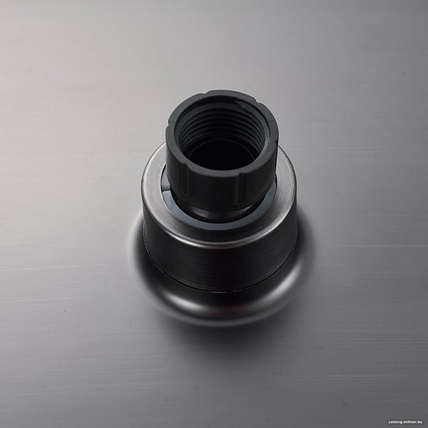 Душевая система со смесителем Shevanik S7036T (оружейная сталь)