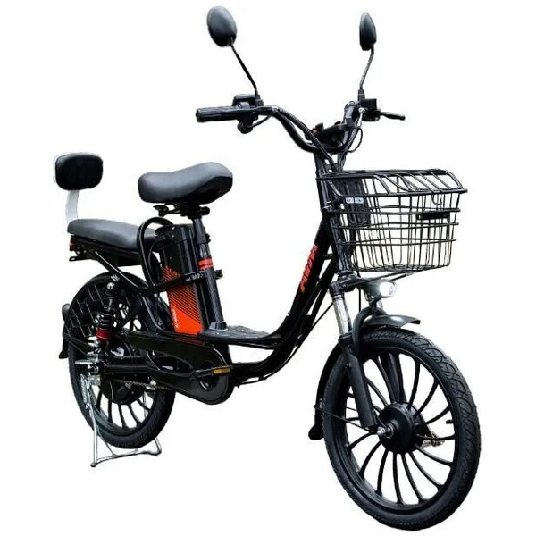 Электровелосипед AVM E-ALFA 20 Pro (черный)