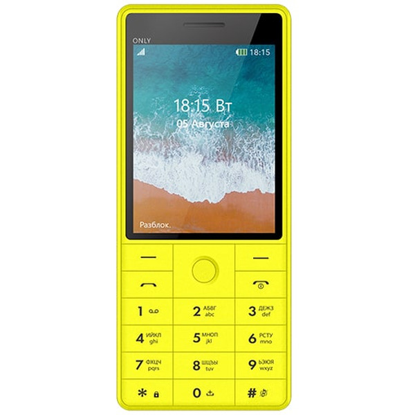 Телефон BQ-Mobile BQ-2815 Only (желтый)