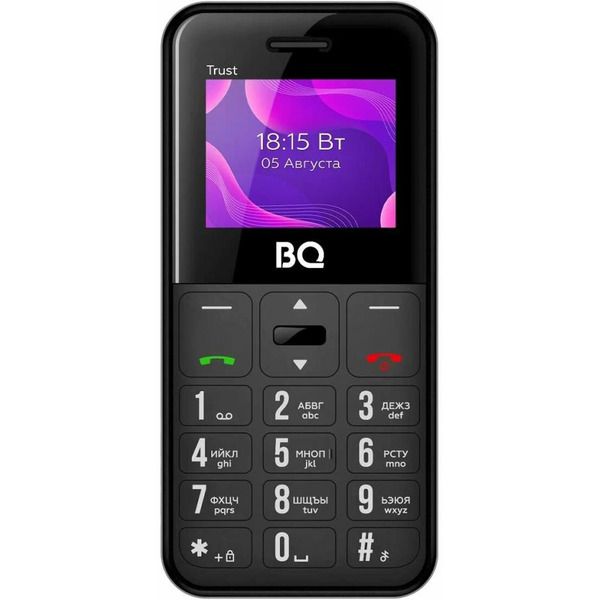 Мобильный телефон BQ 1866 Trust (черный)