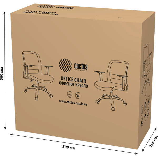 Кресло Cactus CS-WMC333-BK (черный)