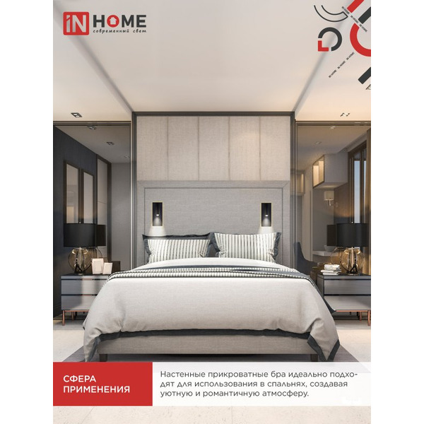 Светильник светодиодный с подсветкой IN HOME NOTA P1565-30BL (4690612060200)