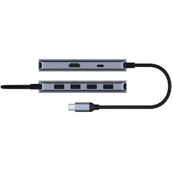 Разветвитель USB-C Cudy UH500