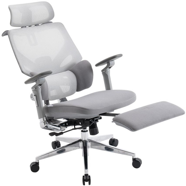 Кресло компьютерное EVOLUTION LumbarPro Elite (серый)