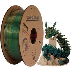 Пластик Kingroon PLA Tri Color Silk 1.75мм NSC031 (1кг, Golden-Green-Black)