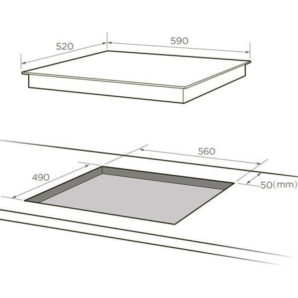 Панель электрическая варочная индукционная Midea MIH64516F