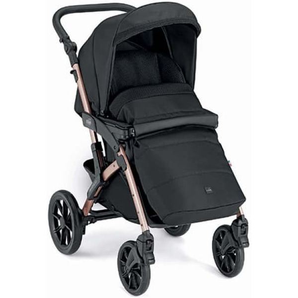 Универсальная коляска CAM Trio Dinamico Rover (3 в 1, черный/розовый)
