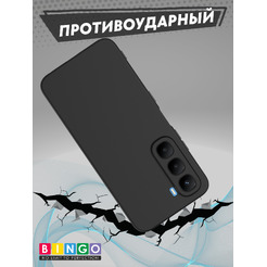 Бампер Bingo Liquid TPU для Infinix Hot 60 Pro (черный)