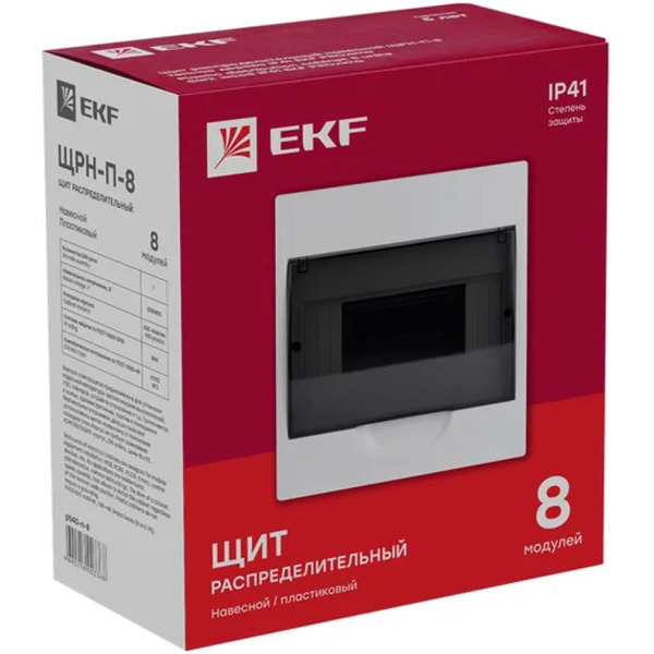 Щит распределительный EKF PROxima ЩРН-П- 8 IP41