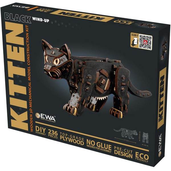 Конструктор EWA "Котенок" Черный