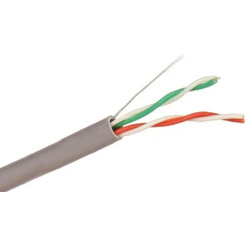 Кабель ExeGate UTP-2-C5e-CCA-S24-IN-PVC-GY-305 UTP / EX256745RUS