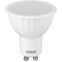 Лампа светодиодная General GLDEN-MR16-B-12-230-GU10-3000 661465