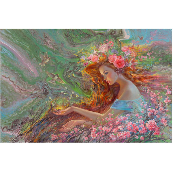 Картина стразами (алмазная мозаика) ОСТРОВ СОКРОВИЩ «Весна» 663869