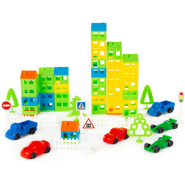 Конструктор ПОЛЕСЬЕ Построй свой город 56276