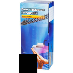 Пружины для перфопереплета Office-Kit BP2010 8 мм 100 шт (черный)