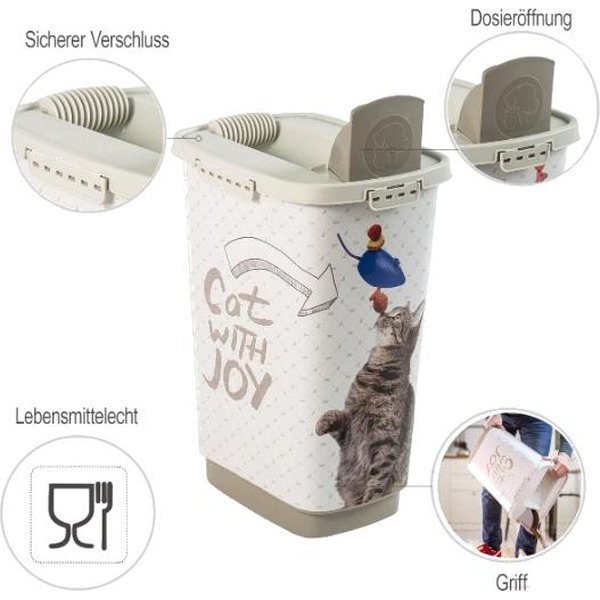 Контейнер для корма Rotho Cody Cat with Joy 25 л (4001910534)